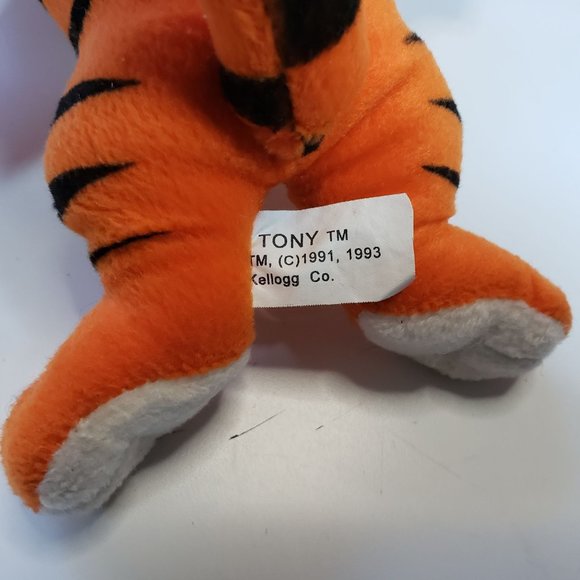 Tony the Tiger Vintage 1997 10" Plush Stuffed Animal Frosted Flakes EXCELLENT!!! - Picture 5 of 5